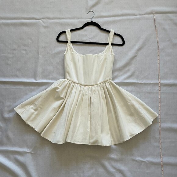 White Corset Mini Dress by Silvia Astore "The Annie Dress" from Annie's Ibiza - Picture 5 of 16